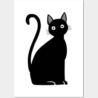 Black Cat Posters and Art